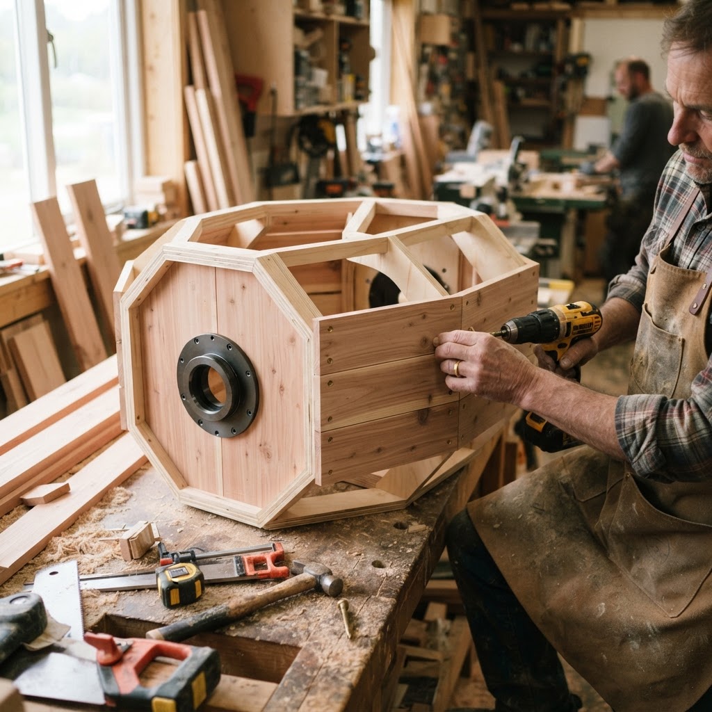 Bespoke Treetop Ocular Camera Obscura Chamber — step 1