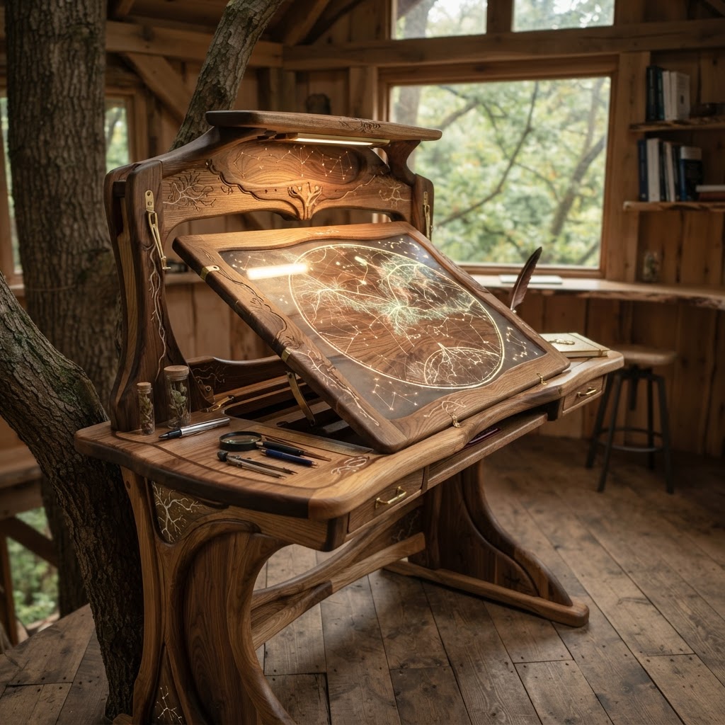 Bespoke Treetop Dendritic Mycelium-Infused Phyto-Cyclical Sap-Flow Canopy Aurora-Mapping Drafting Bureau