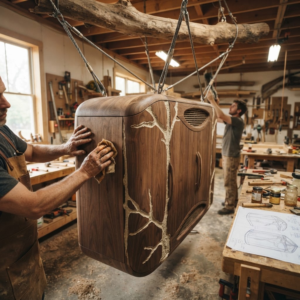 Bespoke Treetop Dendritic Mycelium-Infused Phyto-Gaseous Sap-Pulse Canopy Cloud-Sifter Wardrobe — step 4