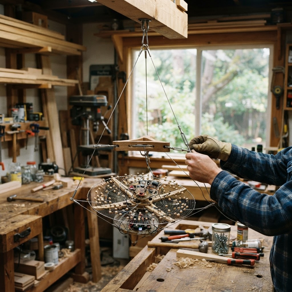 Floating Nebula Satellite Dish Seed Array — step 4