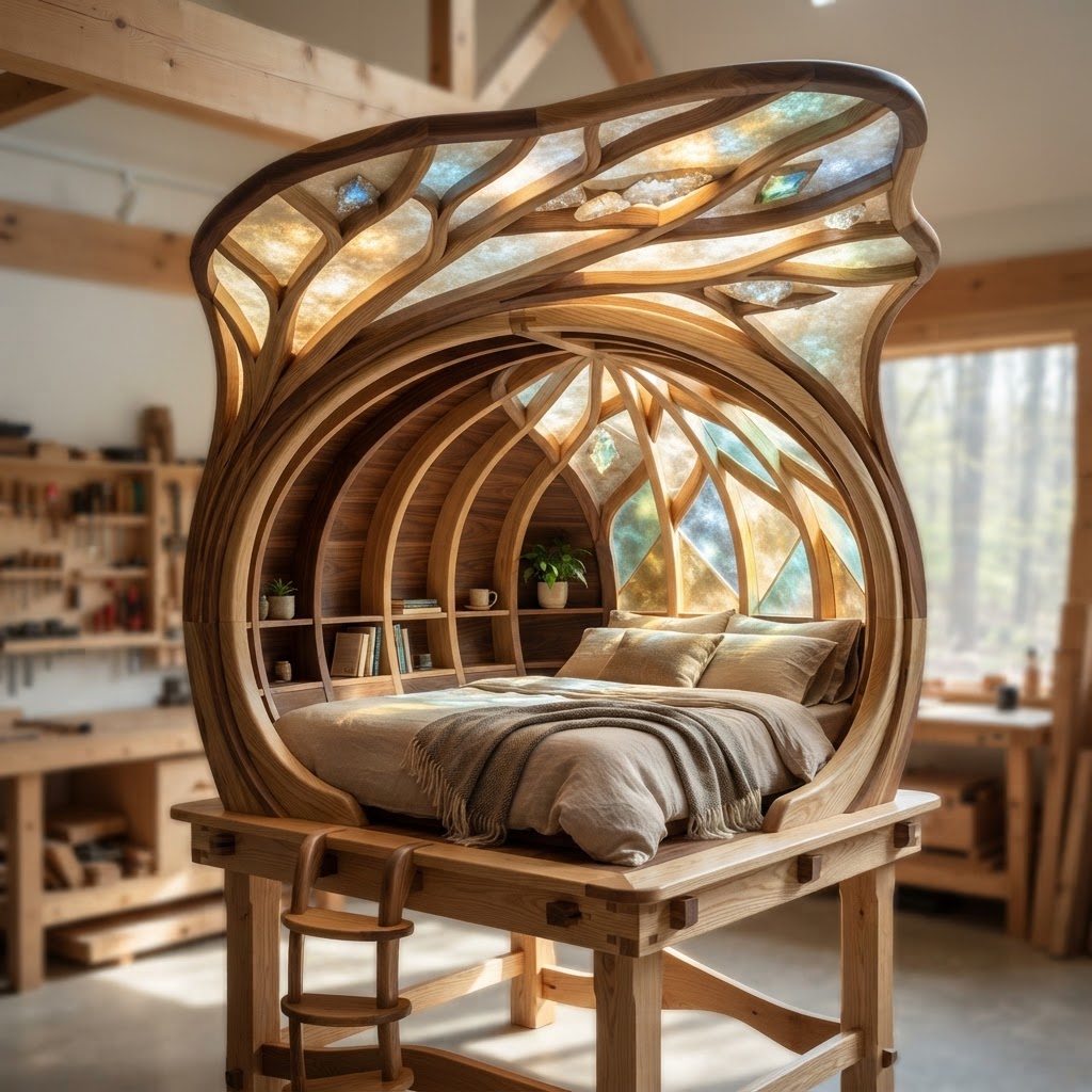 Bespoke Treetop Dendritic Mycelium-Infused Phyto-Refractive Sap-Flow Canopy Zenith-Harmonic Sleeping Alcove