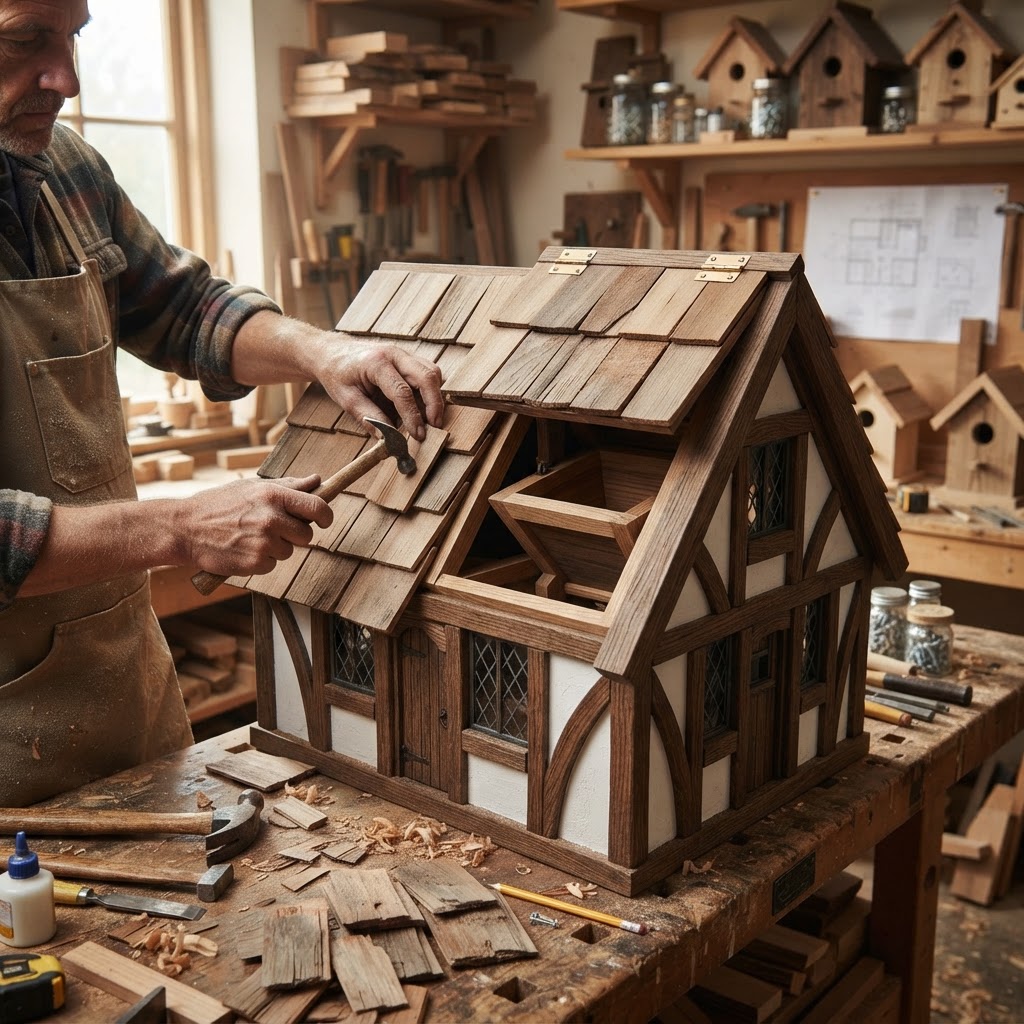 Tudor-Style Half-Timbered Cottage Seed Manor — step 3