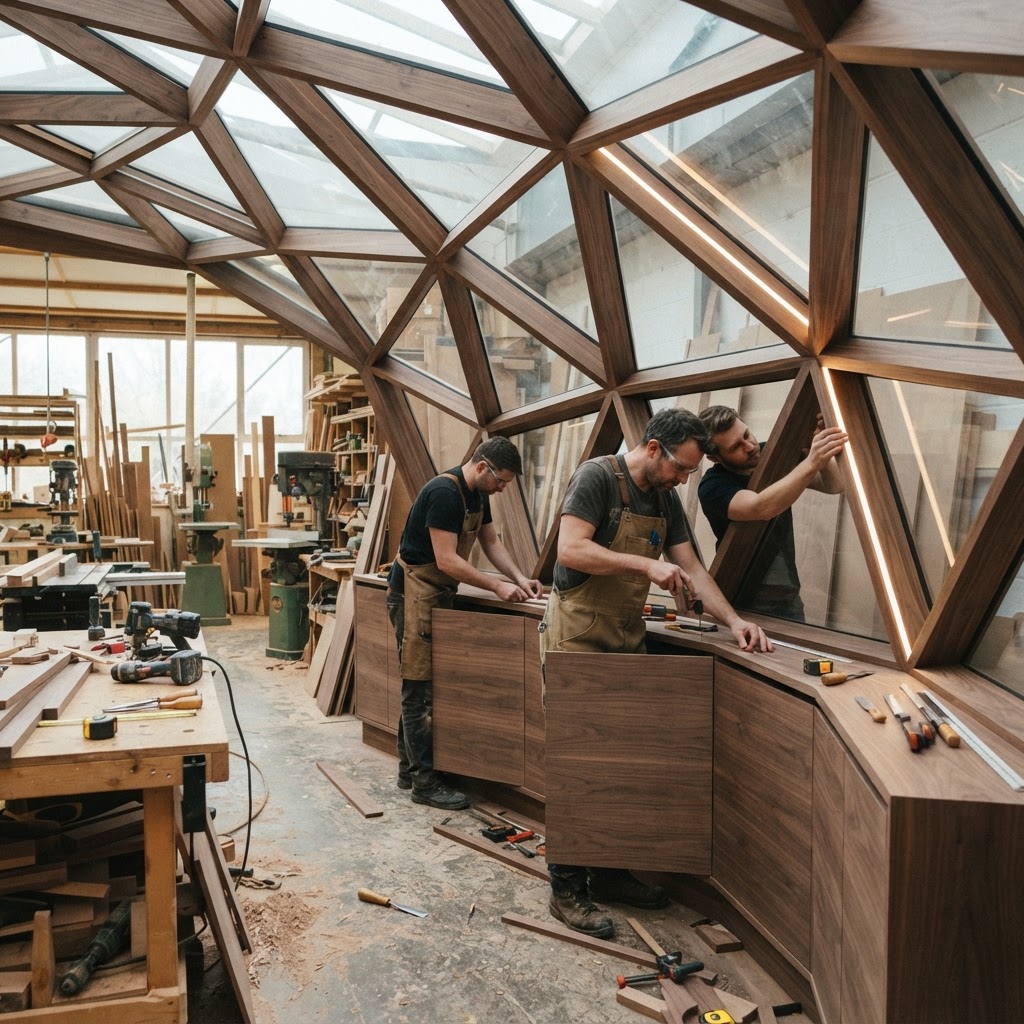 Crystalline Geodesic Canopy Solarium — step 4