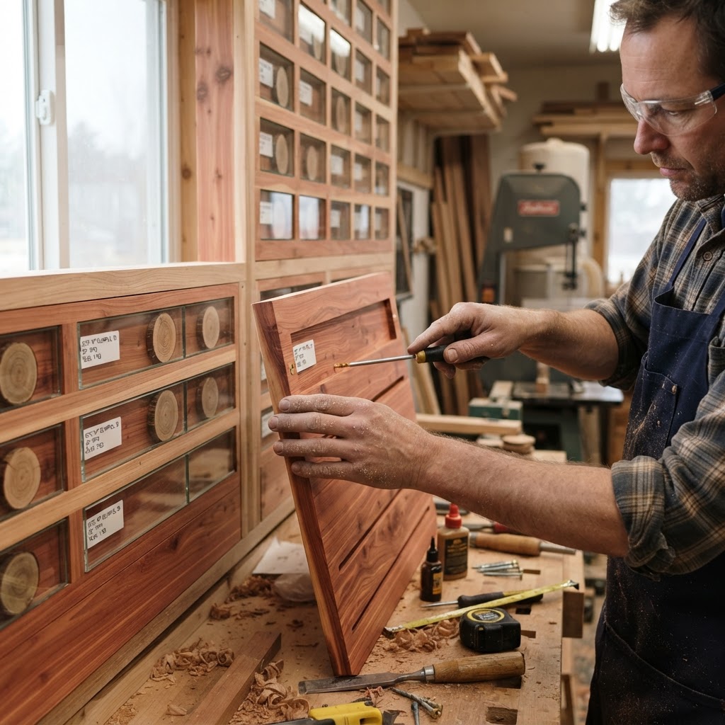 Aromatic Cedar Dendro-Chronology Archive Niche — step 2