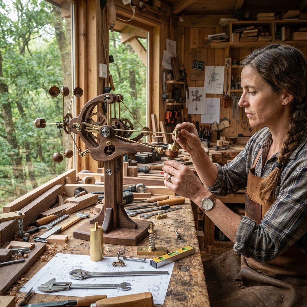 Bespoke Treetop Anemometer Kinetic Wind-Art Studio — step 4