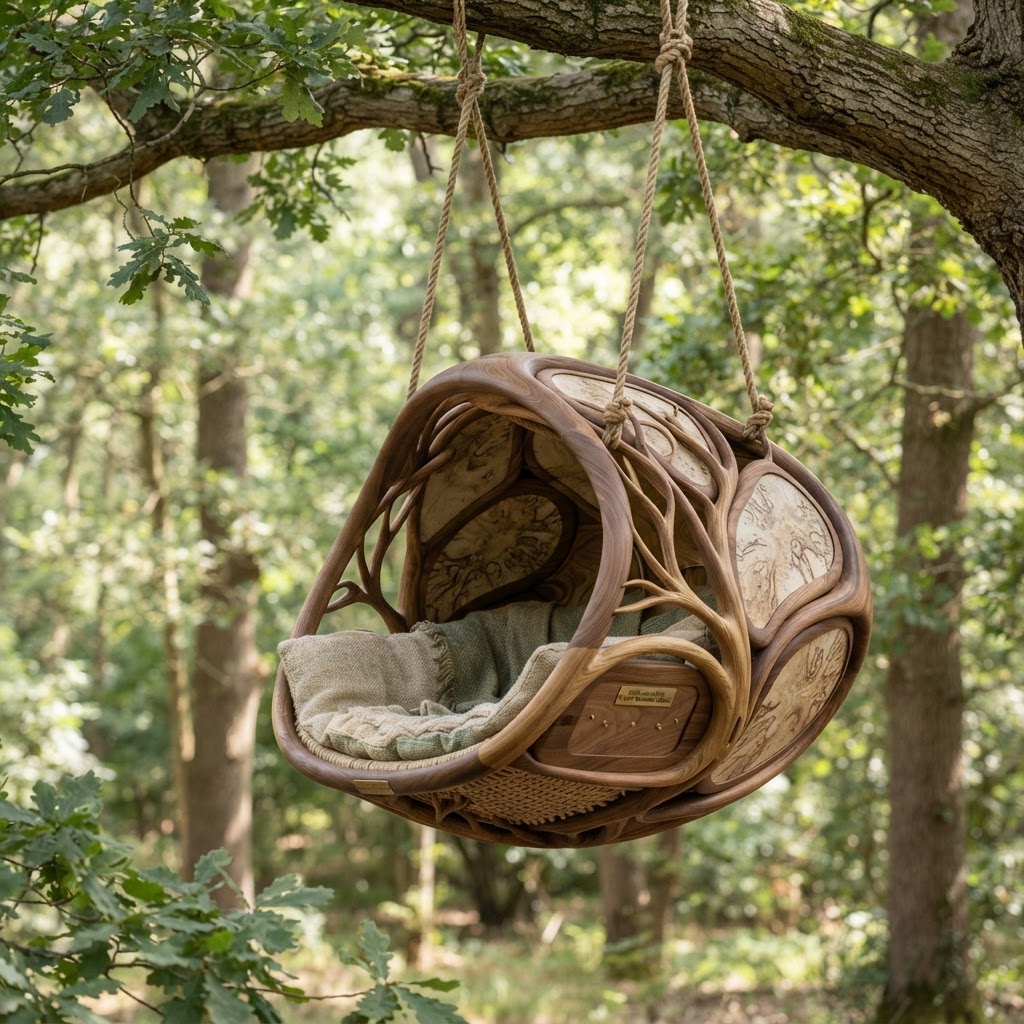 Bespoke Treetop Dendritic Mycelium-Infused Phyto-Acoustic Sap-Flow Canopy Resonance-Cradle