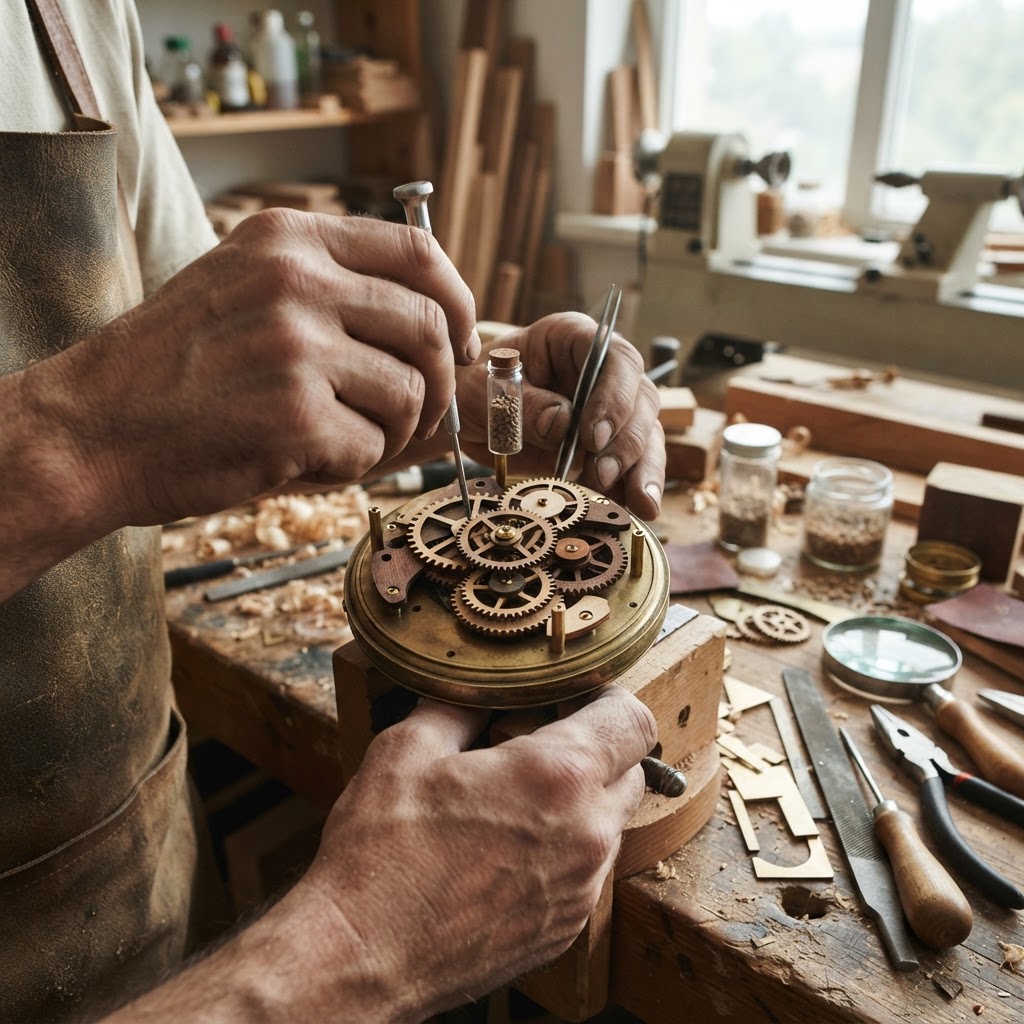 Steampunk Victorian Pocket Watch Seed Chronometer — step 2