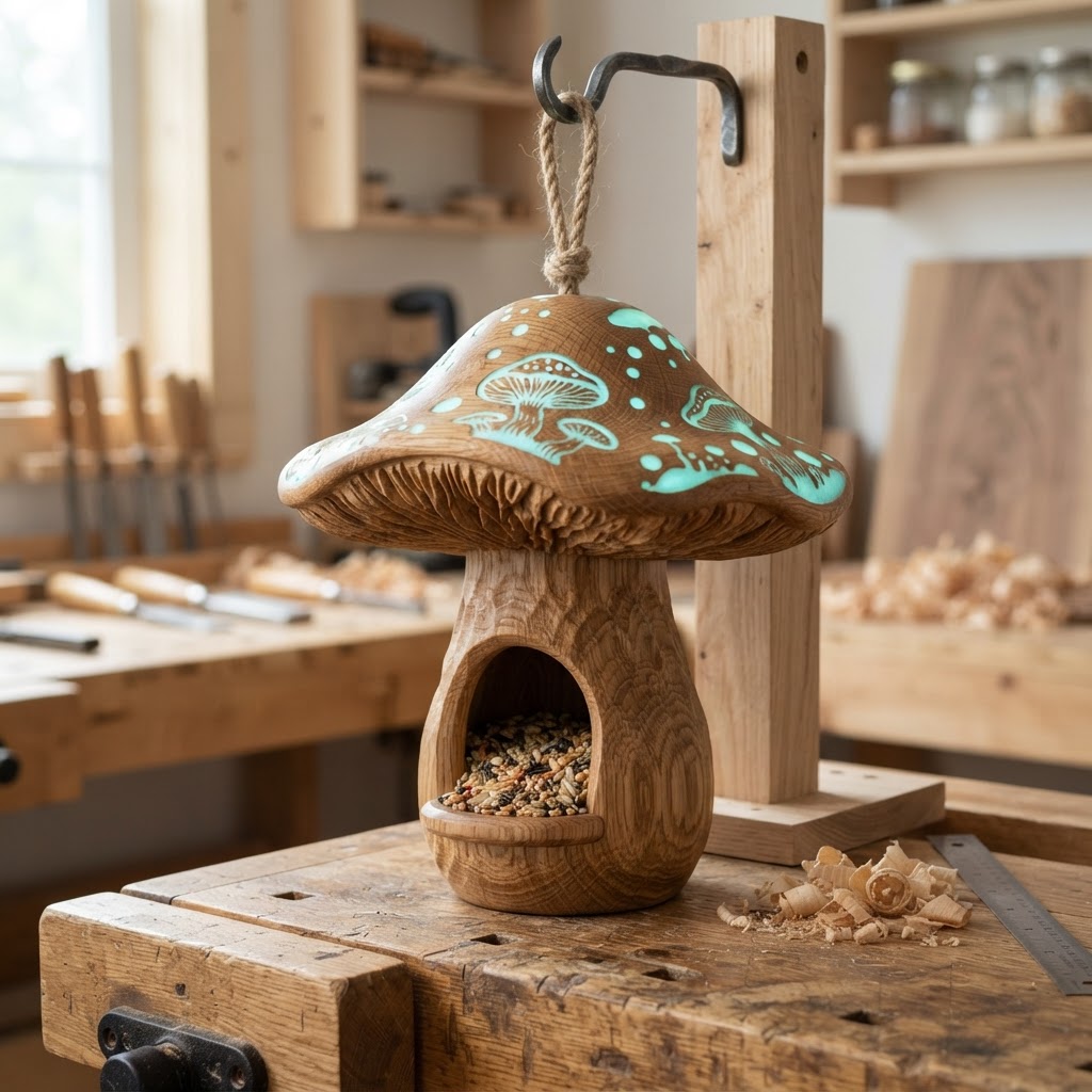 Bioluminescent Mycological Fungi Seed Spore Station