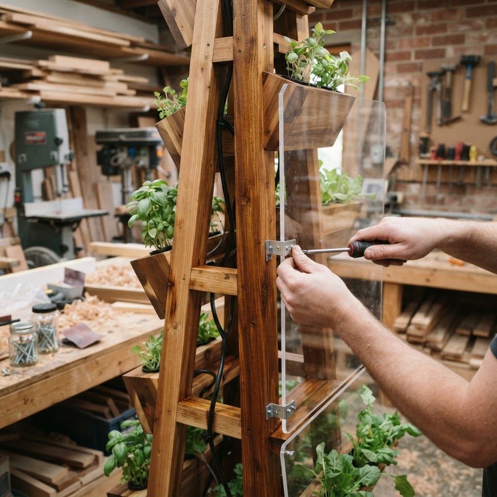 Gravity-Defying Treetop Hydroponic Vertical Garden — step 4
