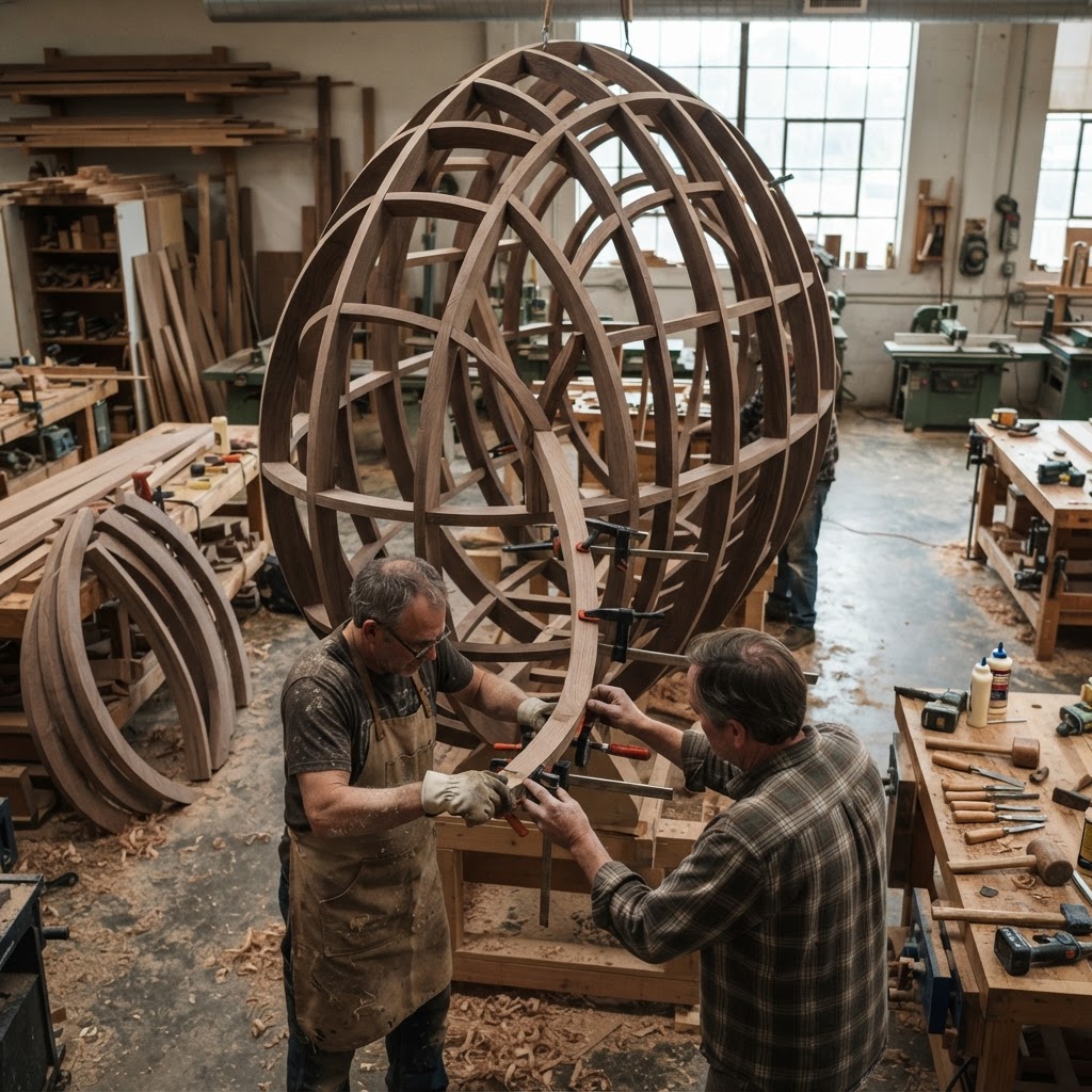 Suspended Treetop Bibliophile's Archival Vault — step 1