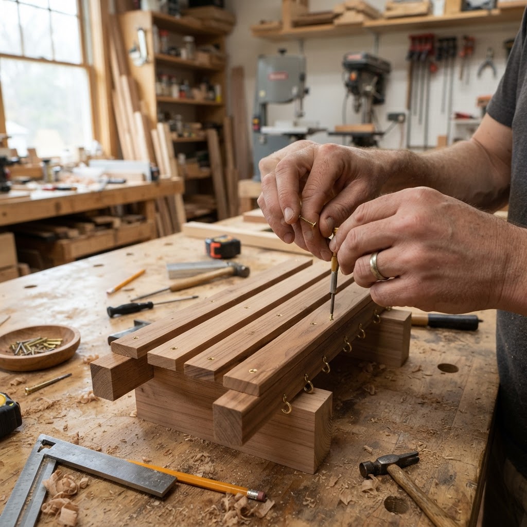 Catenary Arch Suspension Bridge Bird Feeder — step 2