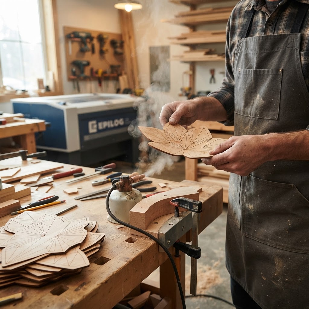Floating Origami Lotus Blossom Seed Petal — step 1