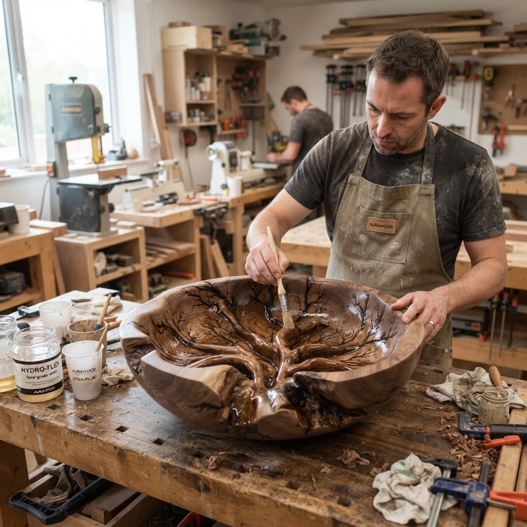 Bespoke Treetop Dendritic Kyma-Fluid Resonance basin — step 3