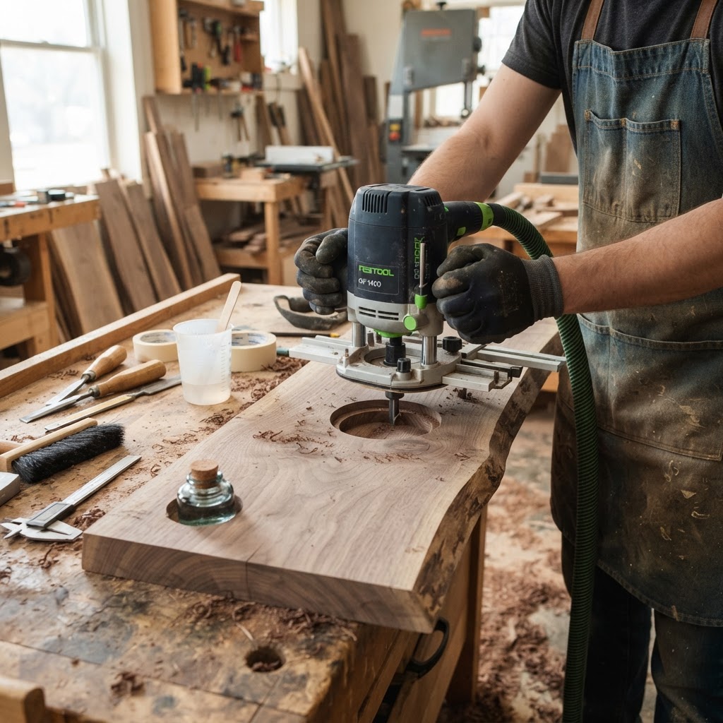 Arboreal Ink-Well Writing Desk — step 2