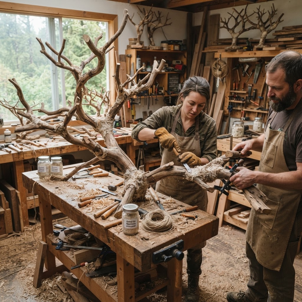Bespoke Treetop Dendritic Mycelial Epiphyte Propagation Terrace — step 3