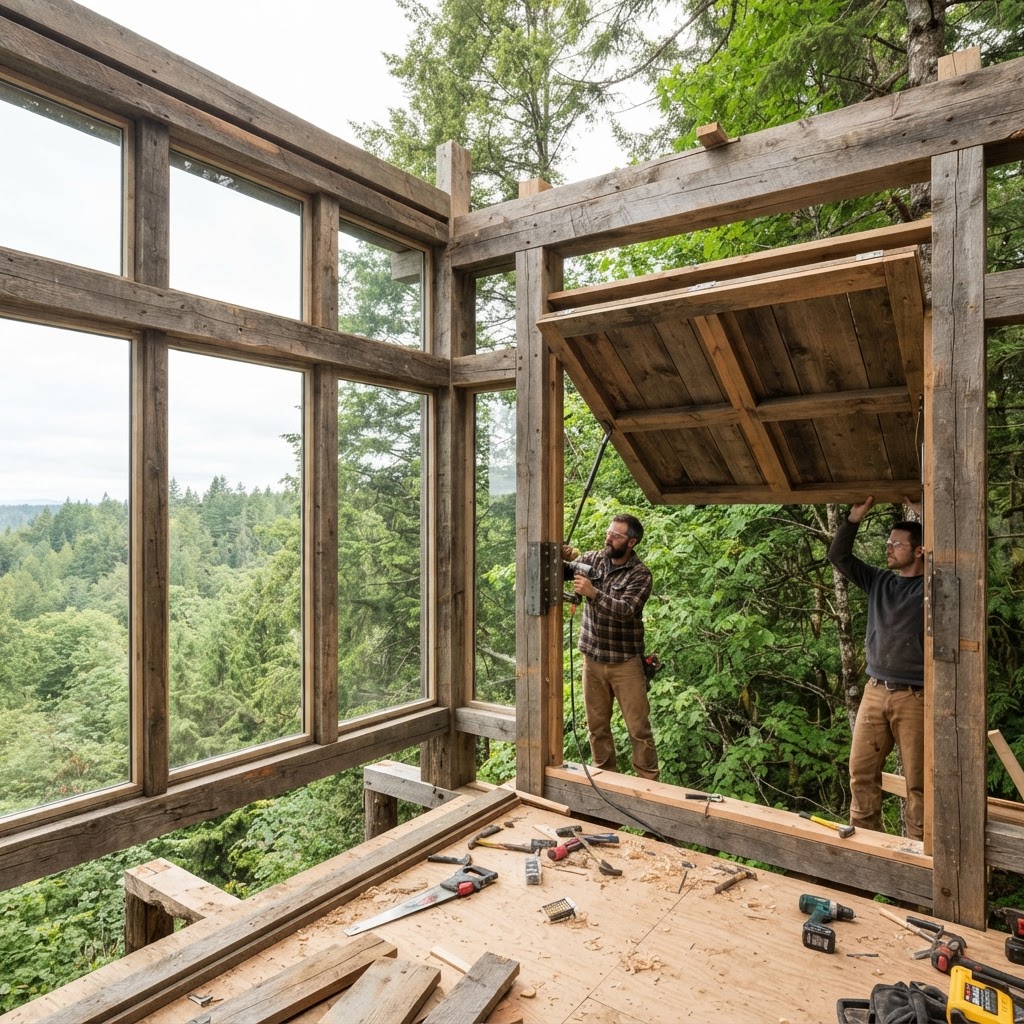 Bespoke Treetop Ink-Press Cartography Studio — step 2