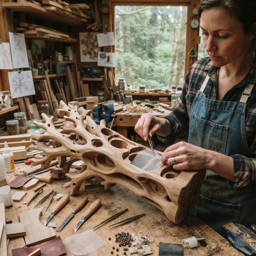 Bespoke Treetop Dendritic Mycelium-Infused Phyto-Acoustic Pollen-Whistle Chime — step 4