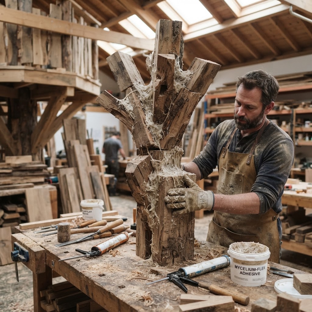 Bespoke Treetop Dendritic Mycelium-Infused Phyto-Reactive Sap-Pulse Canopy Telescope Pier — step 1