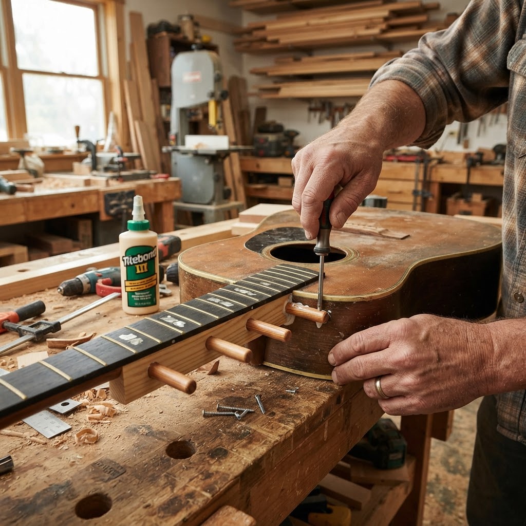 Acoustic Guitar Soundboard Bird Feeder — step 3