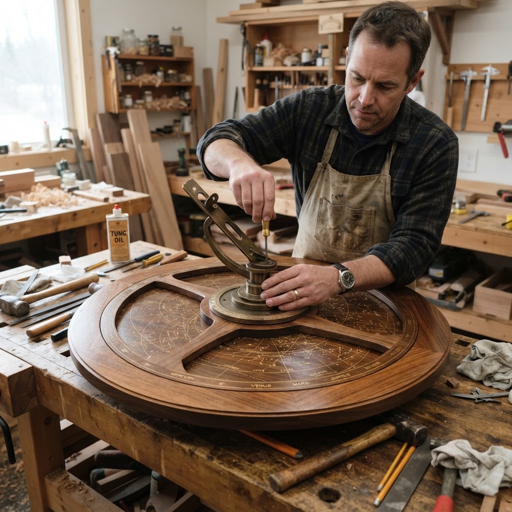 Stellar Cartography Canopy Astrolabe — step 4
