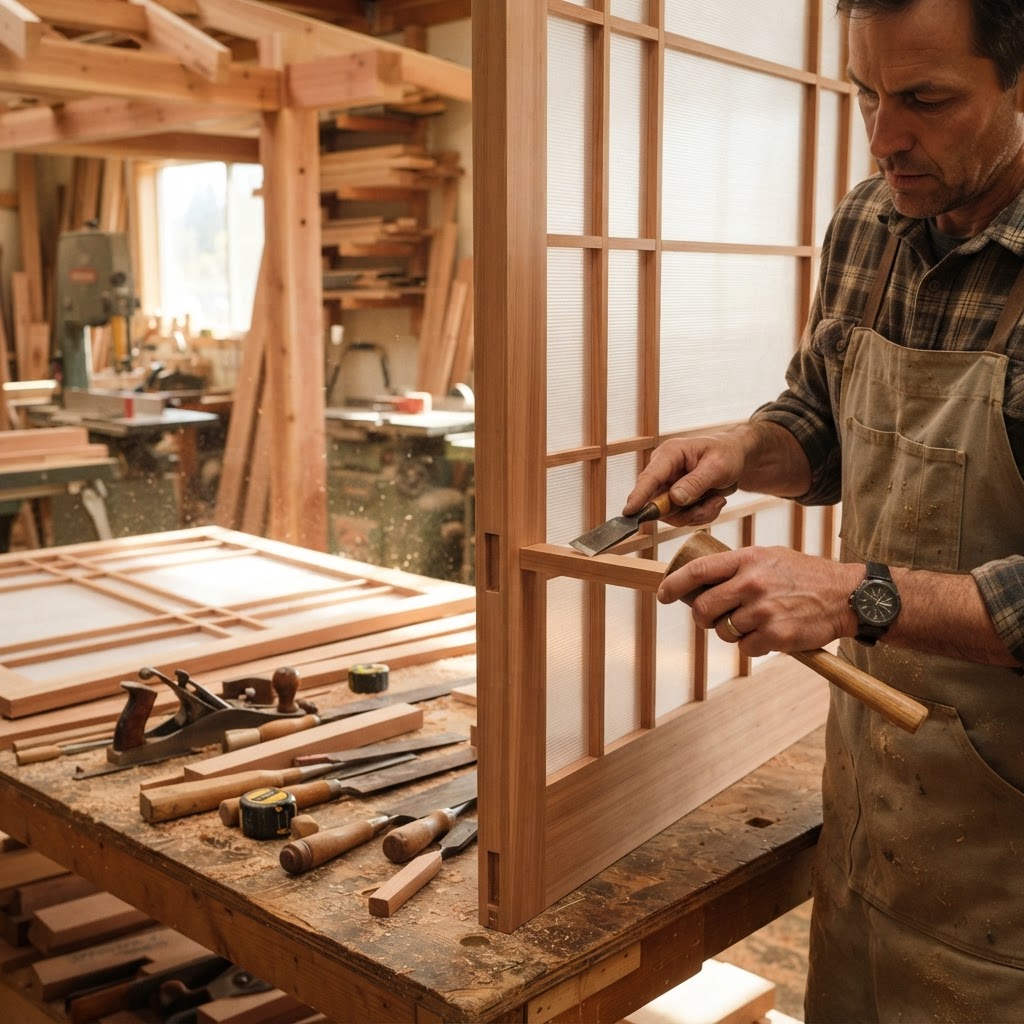 Sun-Dappled Redwood Tea Pavilion — step 2