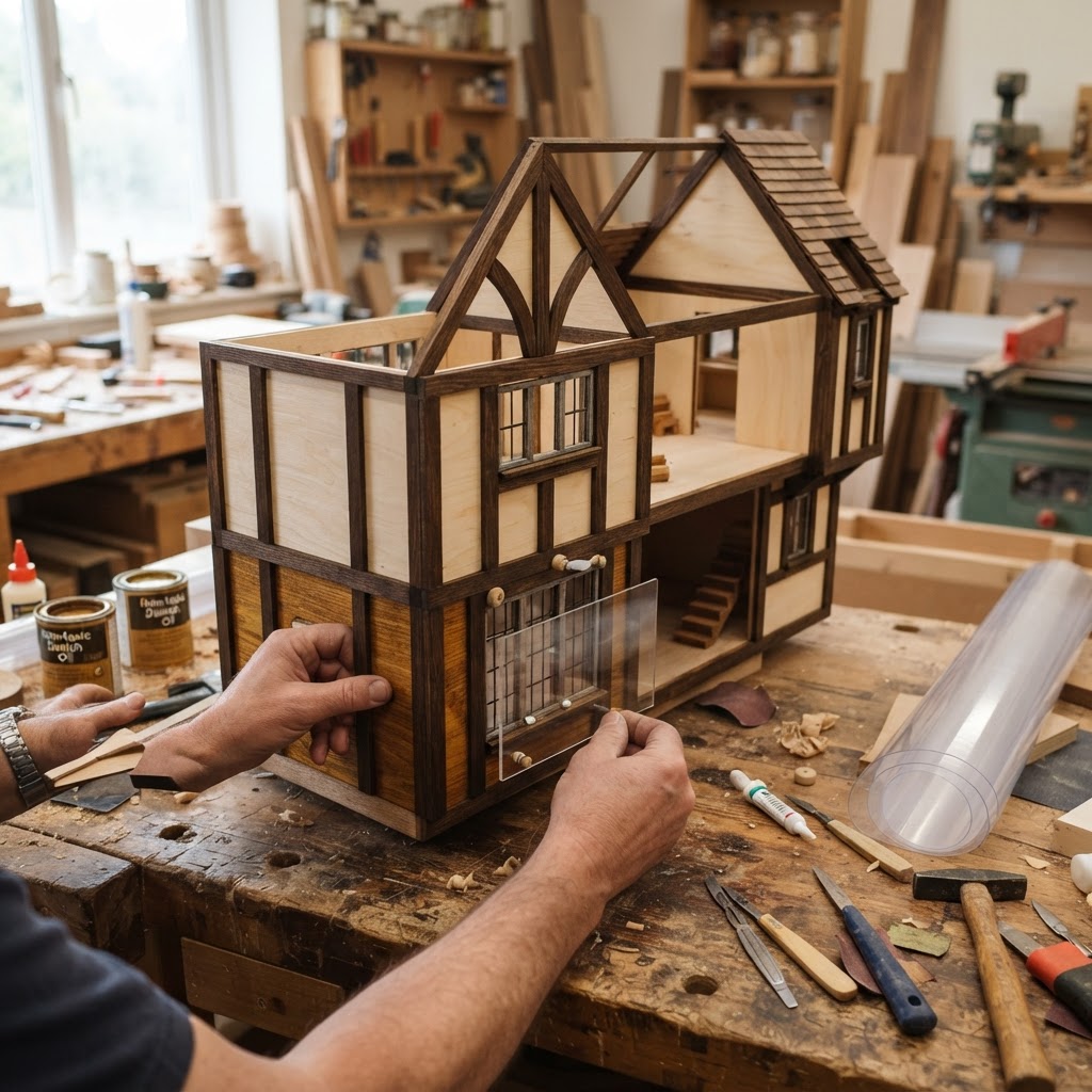 Tudor-Style Half-Timbered Cottage Seed Manor — step 4