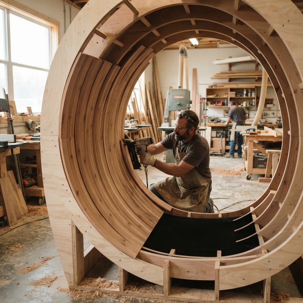 Acoustic Ember Cedar Sound-Scape Alcove — step 2