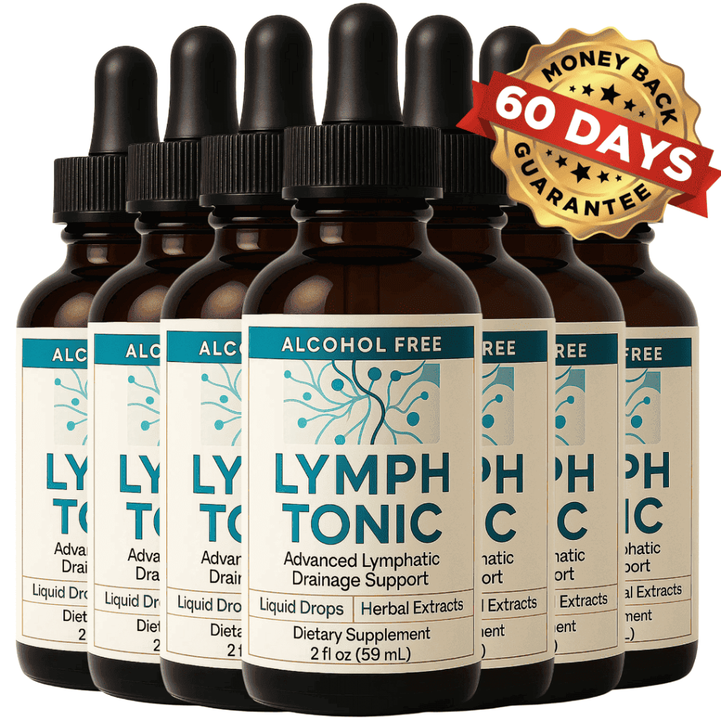 Lymph Tonic 6-bottle package with 60-day money-back guarantee