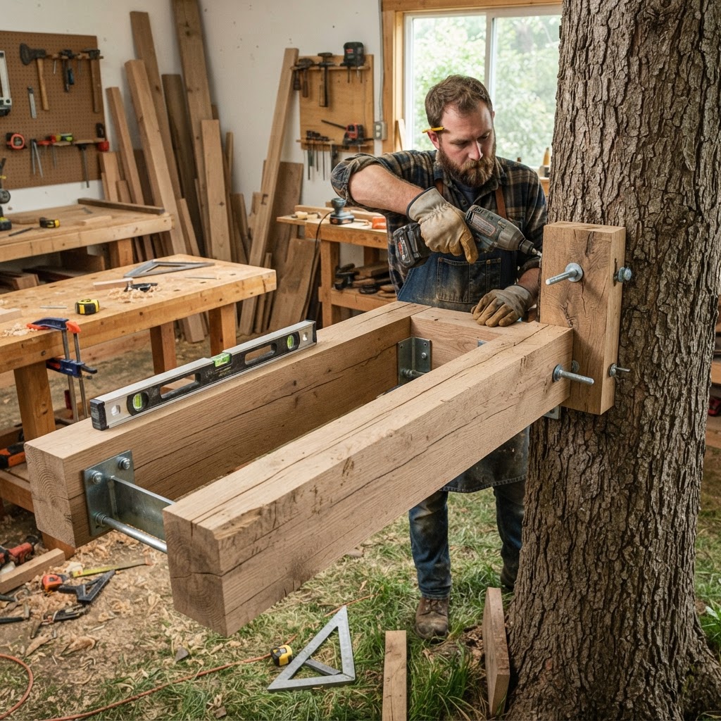 Interactive Kinetic Wind-Chime Porch — step 1