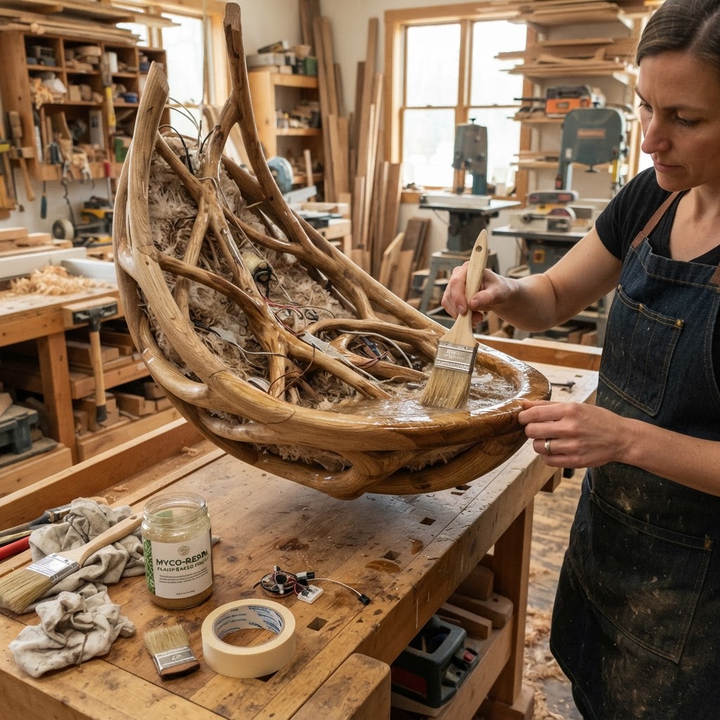 Bespoke Treetop Dendritic Mycelium-Infused Phyto-Cyclic Canopy Humidity-Sensing Cradle — step 4