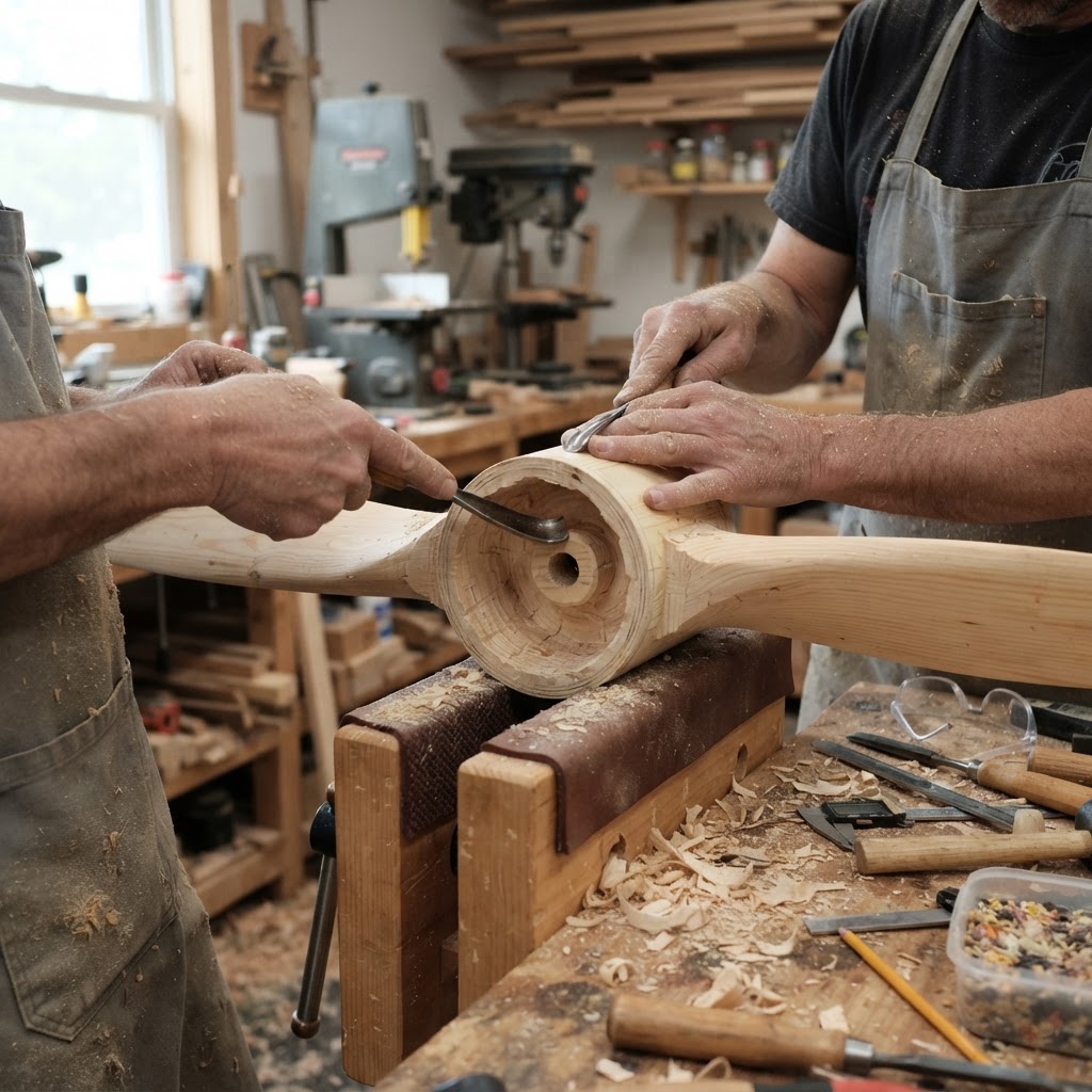 Aeronautical Propeller Blade Spinner Feeder — step 3