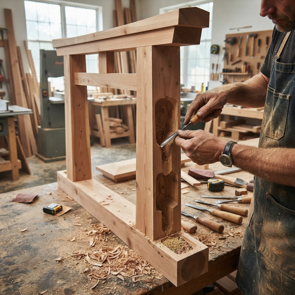 Zen Garden Torii Gate Seed Archway — step 3