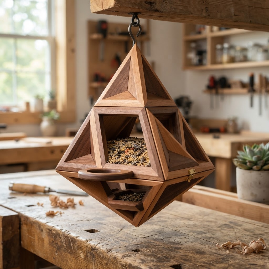 Modular Origami-Inspired Geometric Seed Tetrahedron