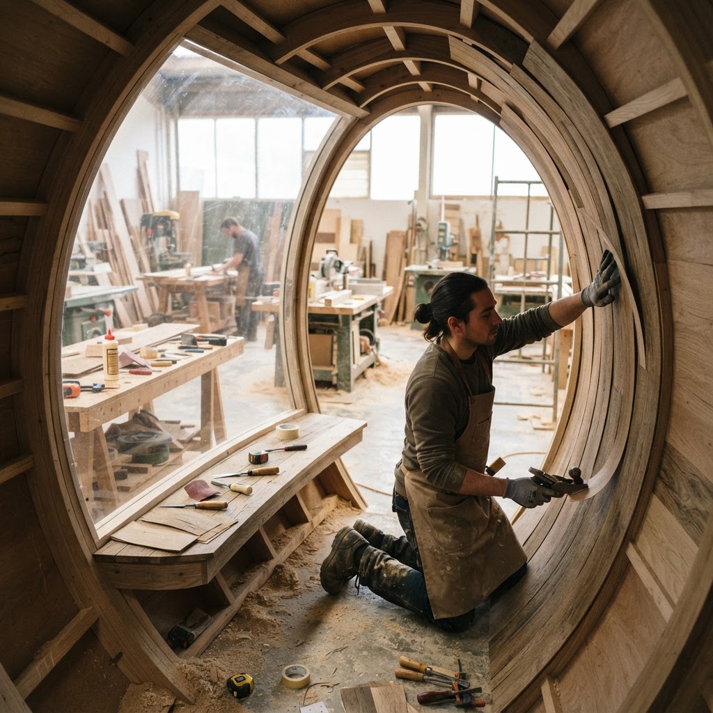 Kinetic Ovoid Canopy Wind-Spinner Suite — step 4