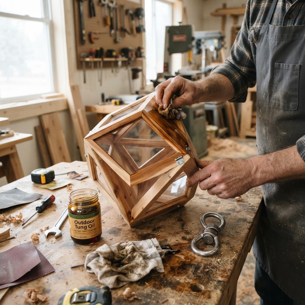 Geometric Prism Suspended Seed Station — step 4