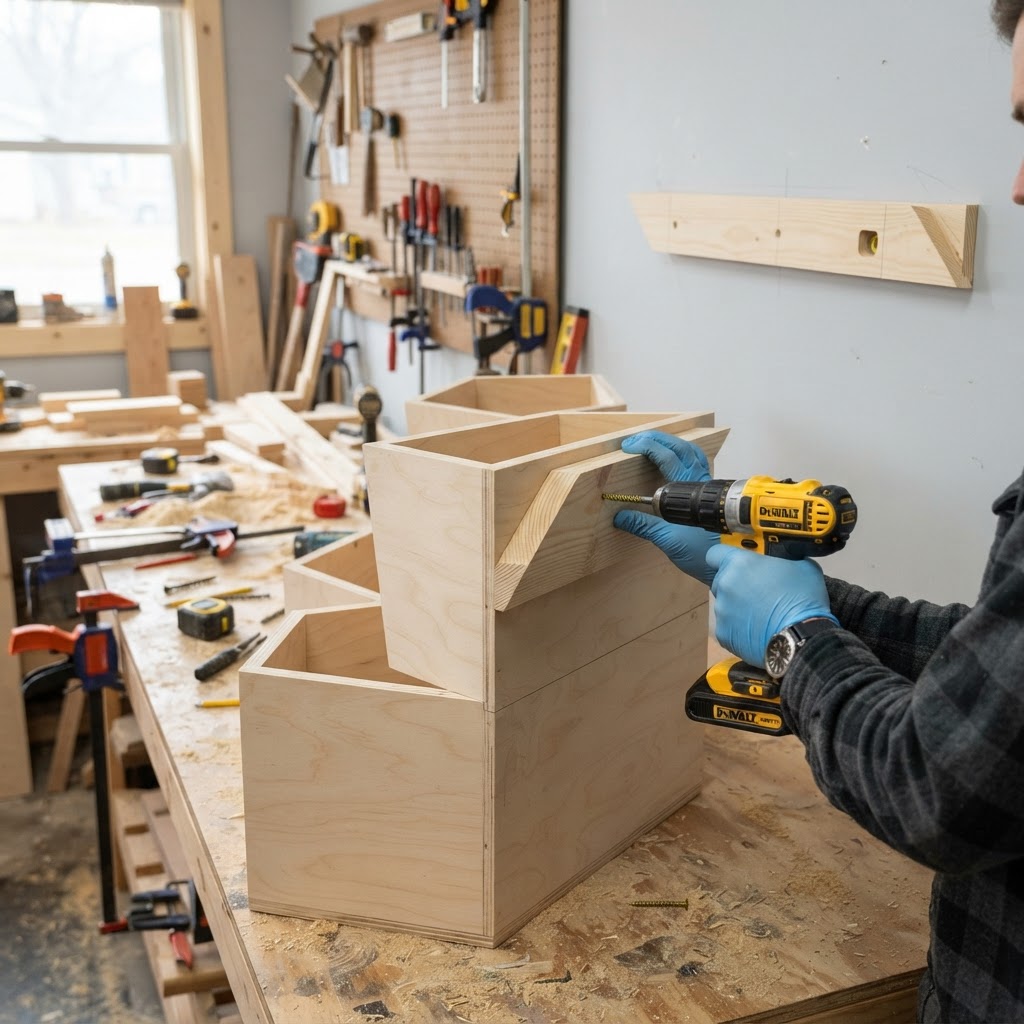 Floating Tiered Geometric Herb Garden — step 4