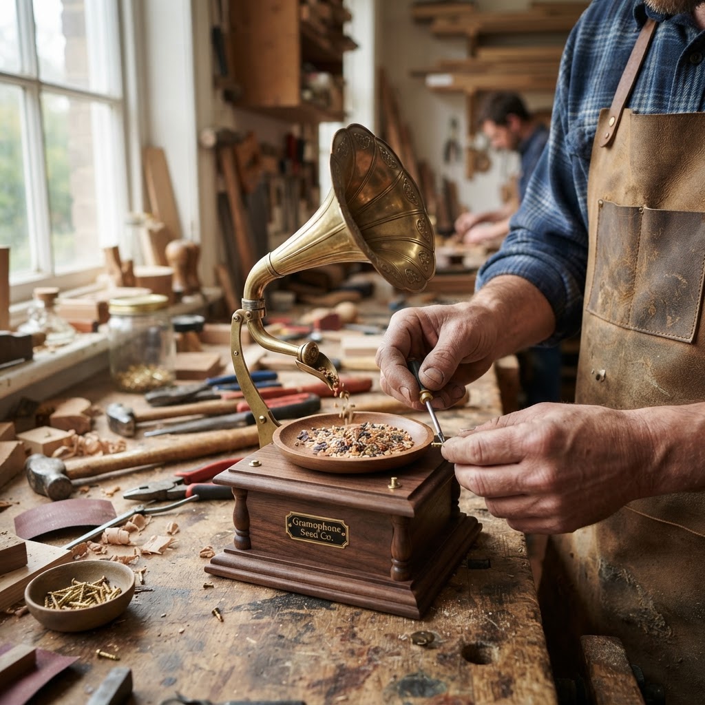 Victorian Miniature Gramophone Seed Horn — step 4