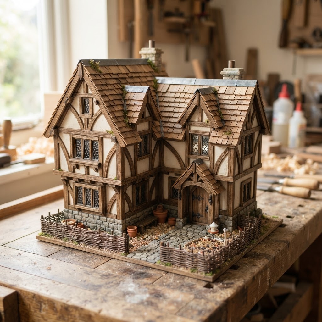 Tudor-Style Half-Timbered Cottage Seed Manor