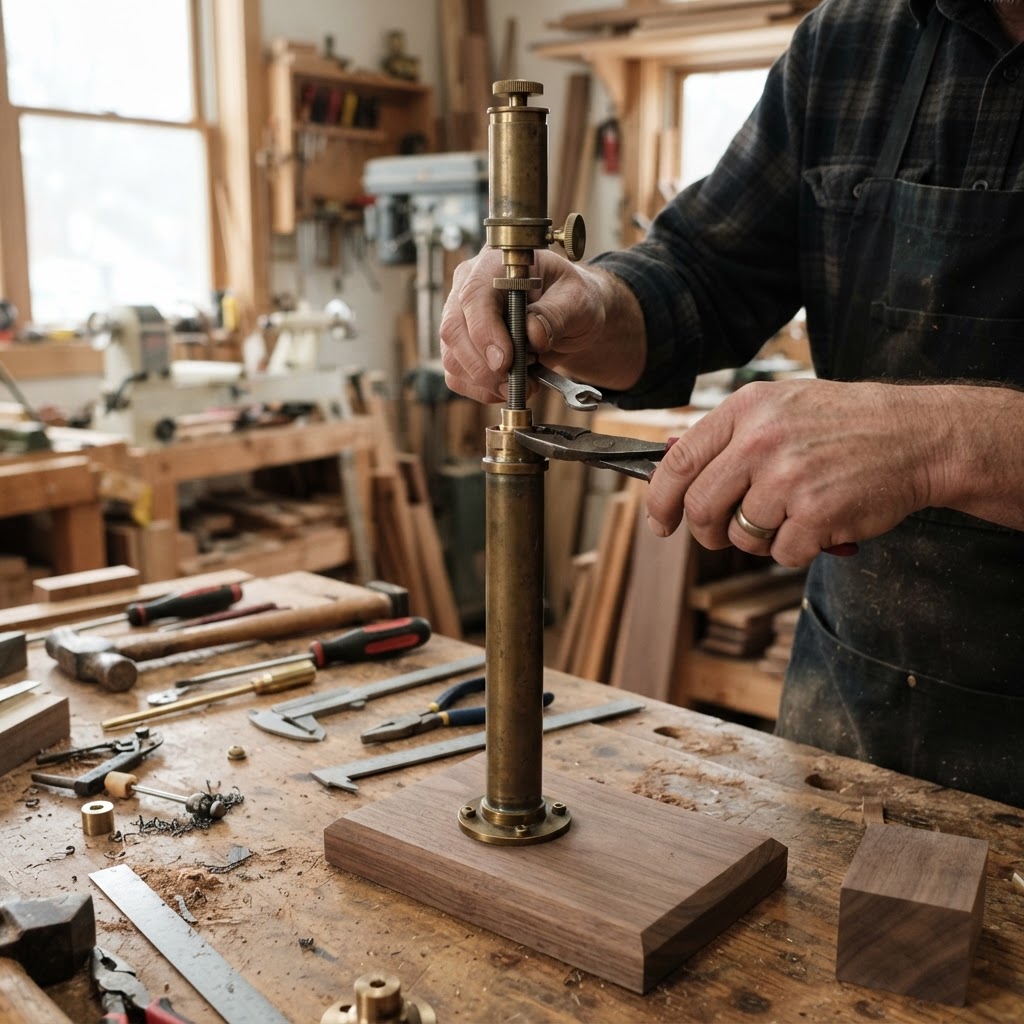 Vintage Brass Microscope Seed Magnifier — step 2