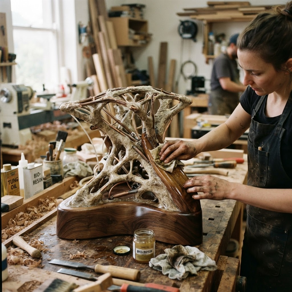 Bespoke Treetop Dendritic Mycelium-Infused Phyto-Ionic Sap-Flow Canopy Zenith-Tracking Meditation Plinth — step 4