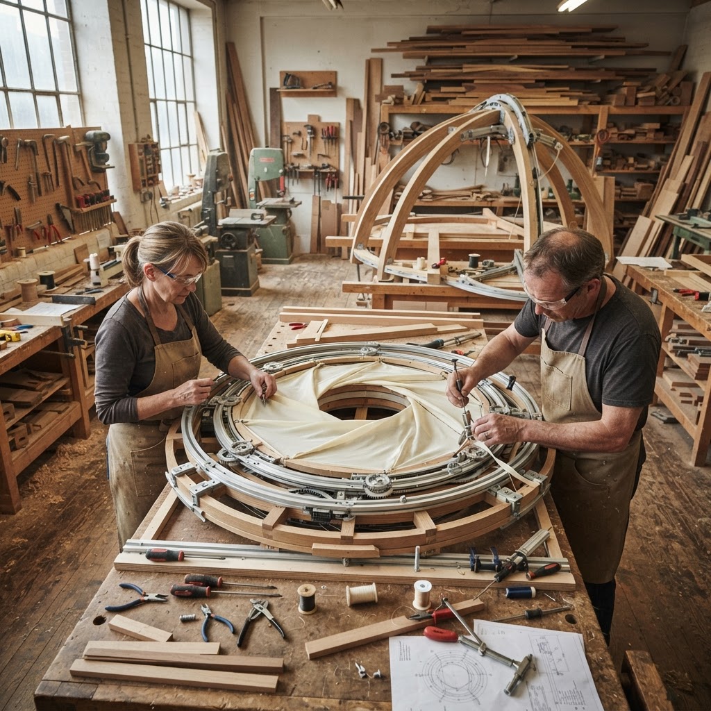 Bespoke Treetop Obsidian Scrying Reflection Pavilion — step 4