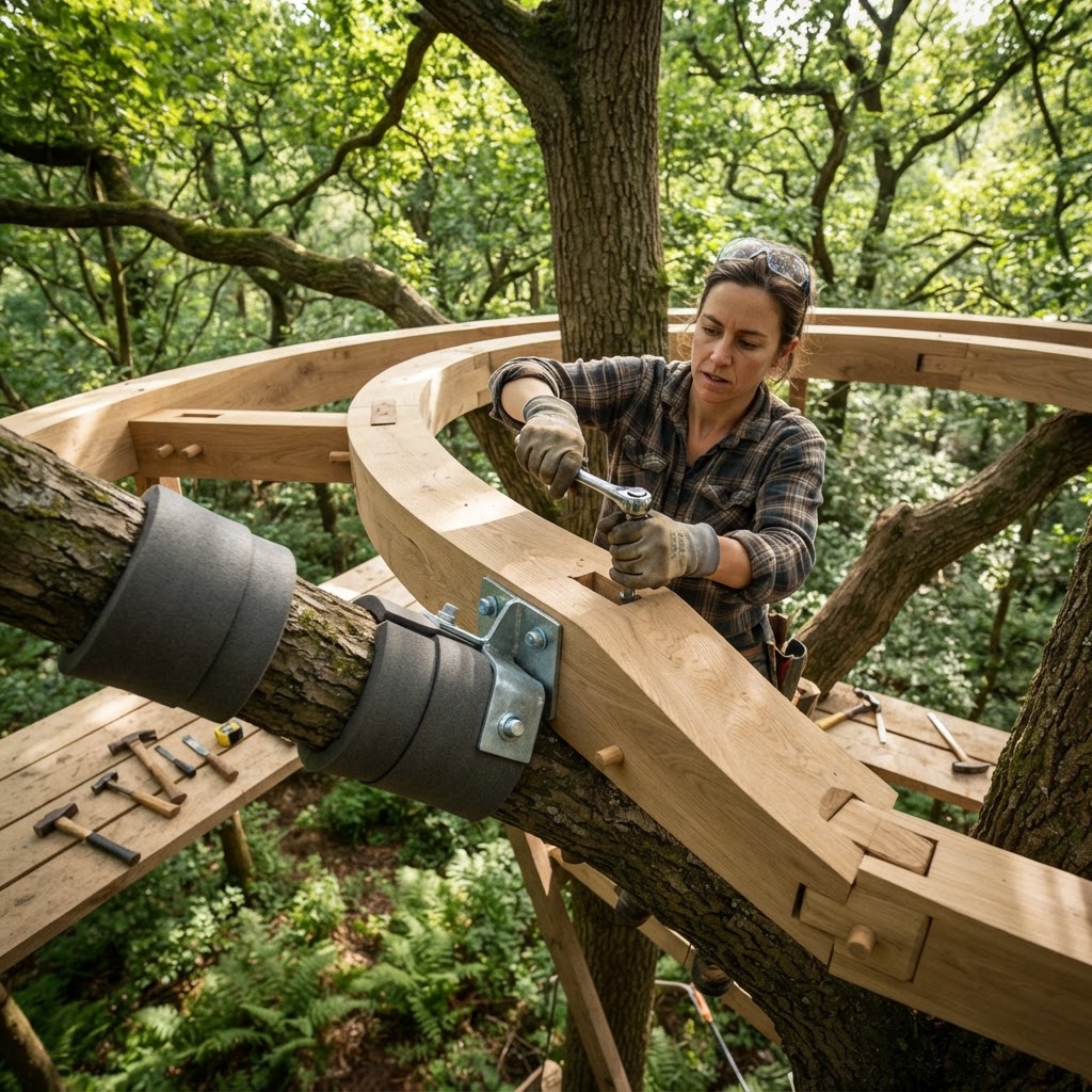 Bespoke Treetop Dendritic Mycelium-Infused Phyto-Luminescent Sap-Flow Canopy Radiance-Mapping Meditation Plinth — step 1