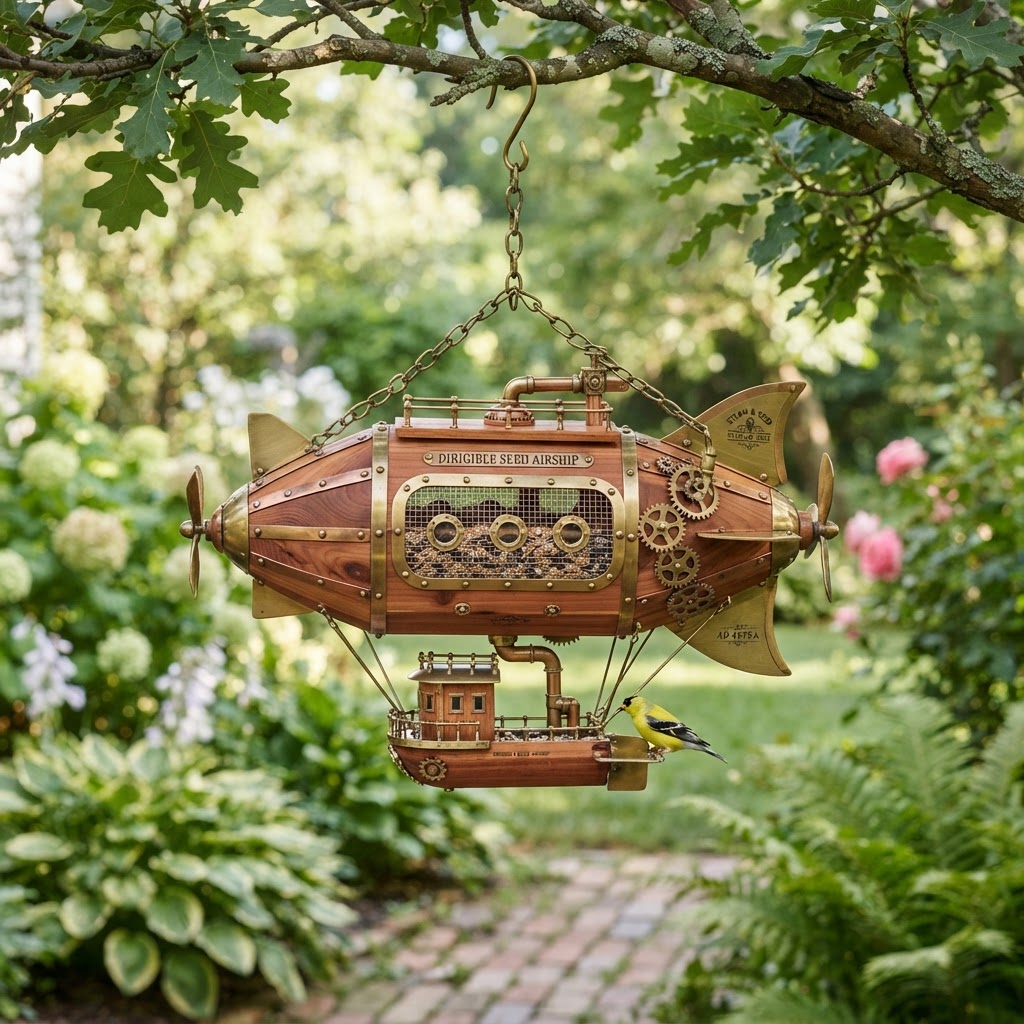 Steampunk Dirigible Airship Seed Dirigible