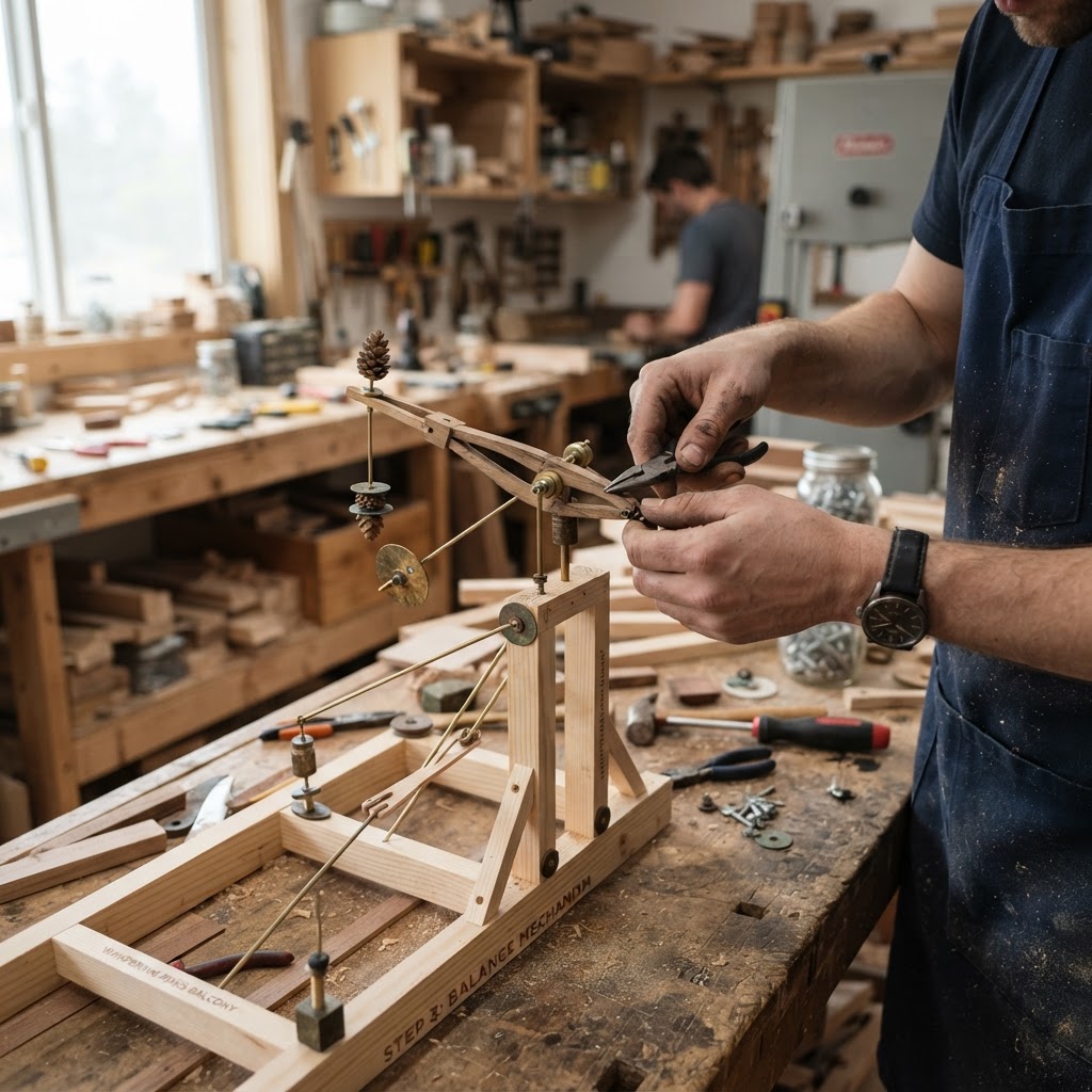 Whispering Pines Kinetic Sculpture Balcony — step 3