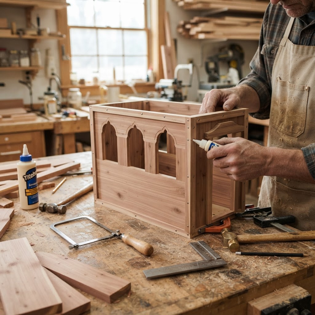 Victorian Miniature Carriage Seed Coach — step 1