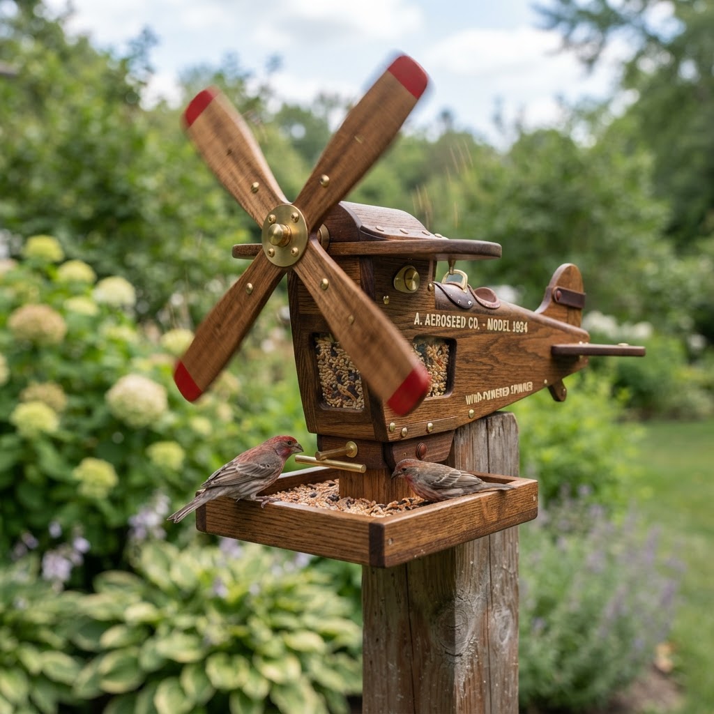 Vintage Aeronautic Propeller Seed Spinner