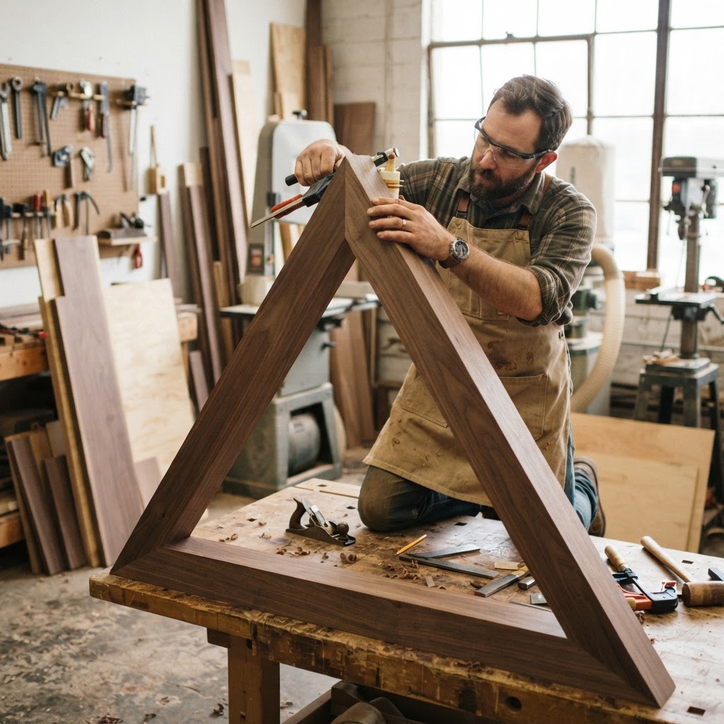 Modular Mid-Century Modern A-Frame Seed Cabin — step 1