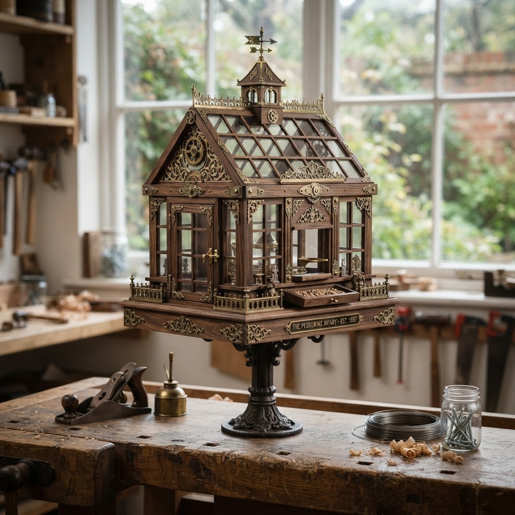 Steampunk Victorian Conservatory Bird Feeder