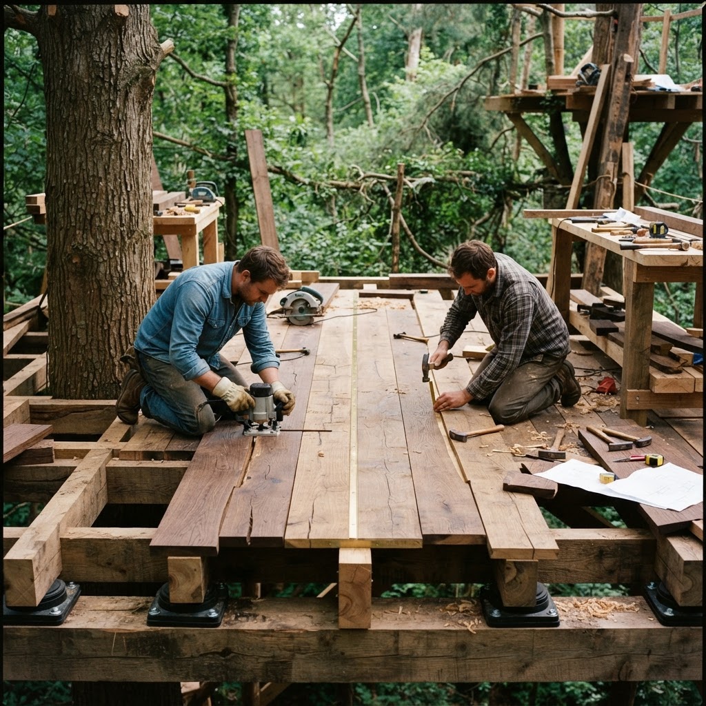 Bespoke Treetop Terrestrial Magnetism Navigation Map-Room — step 1