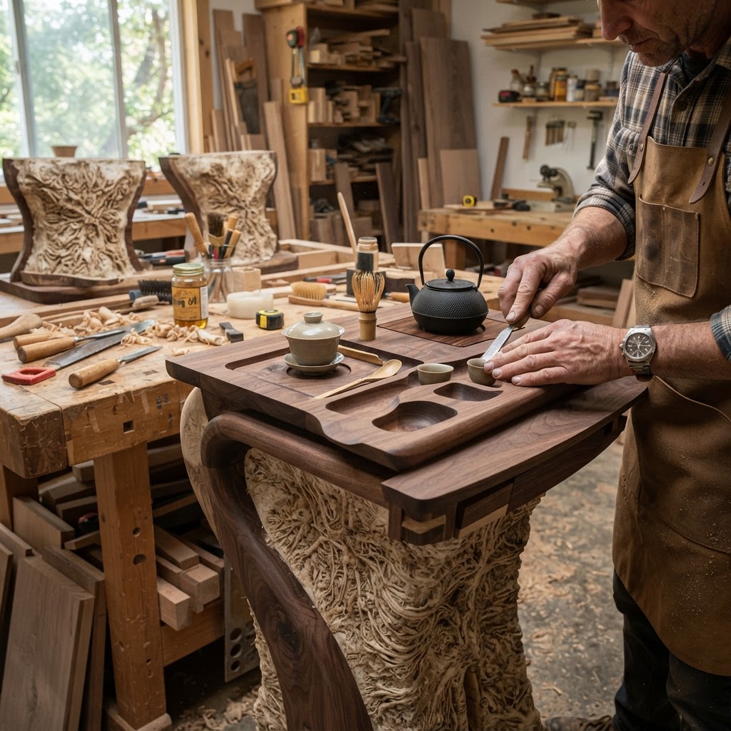Bespoke Treetop Dendritic Mycelium-Infused Hygroscopic Humidity-Regulating Tea Lounge — step 3